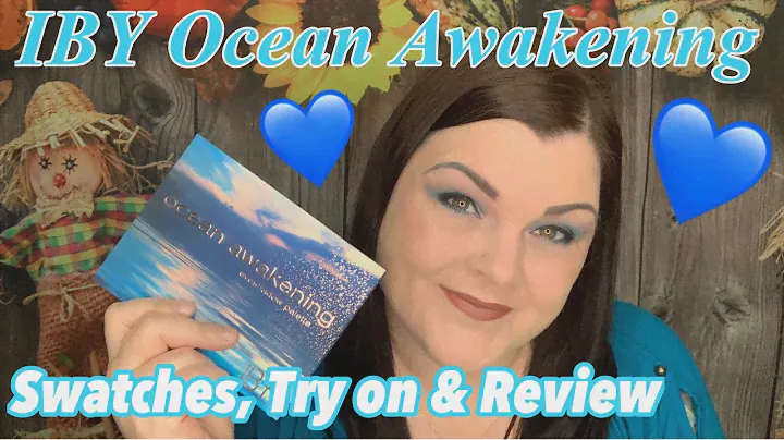 Палитра теней IBY Ocean Awakening Eyeshadow Palette, образцы и обзор