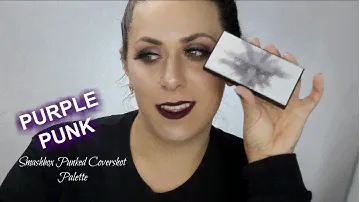 EASY PURPLE PUNK MAKEUP | Smashbox Punked Covershot Palette