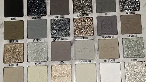 Jeffree Star Cremated Palette Swatches!