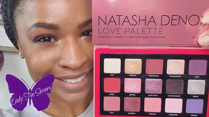 Natasha Denona LOVE PALETTE - Chatty Swatches (on Dark Skin)