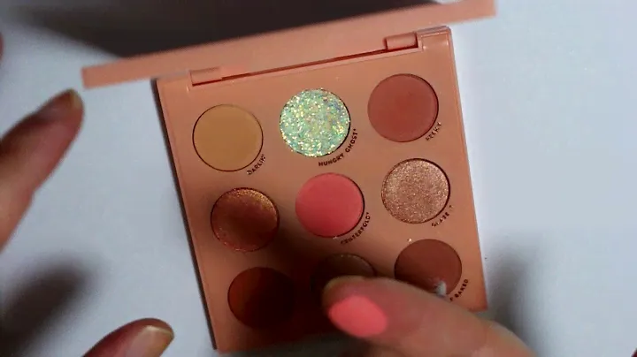 ColourPop Baby Got Peach Palette Swatches!