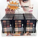 ANNA ROSE Тени для век компактные Eyeshasow PALETTE 12 Colors 20г (с аппликатором) (E-1818)