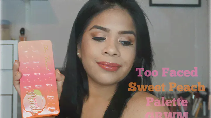 New! Too Faced SWEET PEACH Palette | GRWM