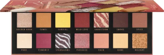 Lidschatten-Palette - Catrice Pro Desert Romance Slim Eyeshadow Palette 010