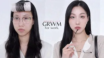 봄 도시여자 출근룩 메이크업 GRWM (소프트 컬러 종합선물세트 팔레트🎁)