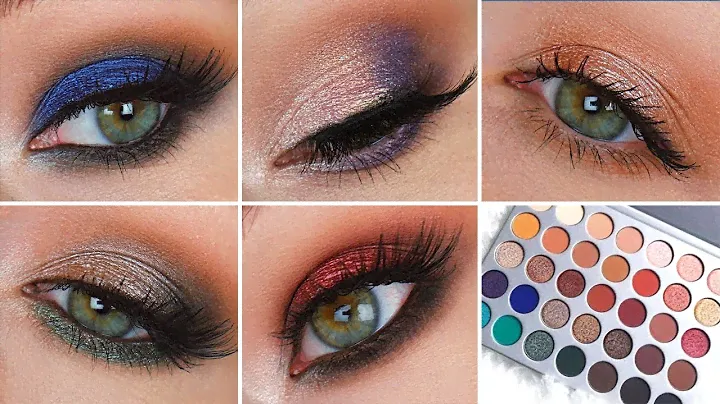 5 макияжей палеткой The Jaclyn Hill x Morphe palette