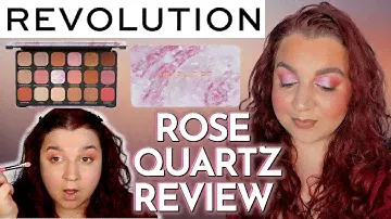 NEW REVOLUTION ROSE QUARTZ PALETTE REVIEW, DEMO AND SWATCHES | LIZZIE DEMETRIOU