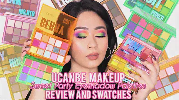 UCANBE SWEET PARTY EYESHADOW PALETTES | PHP 220.00 LANG?! | Review and Swatches | Philippines