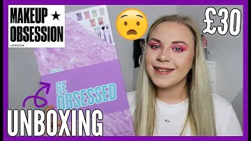 UNBOXING THE MAKEUP OBSESSION BE OBSESSED EYESHADOW PALETTE VAULT 💜 | makeupwithalixkate