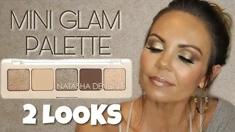 NATASHA DENONA MINI GLAM PALETTE REVIEW | 2 LOOKS