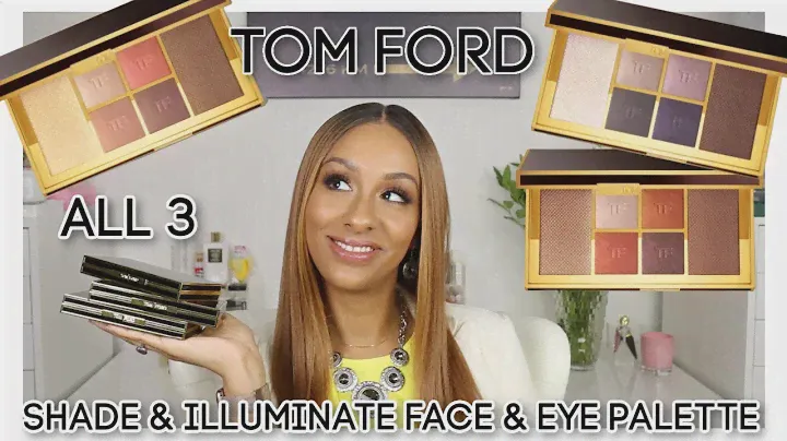 TOM FORD Shade & Illuminate Face & Eye Palettes | Rose Cashmere | Red Harness | Moodlit Violet