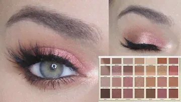 TARTE FULL BLOOM PALETTE TUTORIAL, Shimmery CORAL Eye Look!