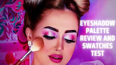 Makeup Revolution Eyeshadow palette Review and Swatches Test #beyou #eyemakeup #eyeshadow