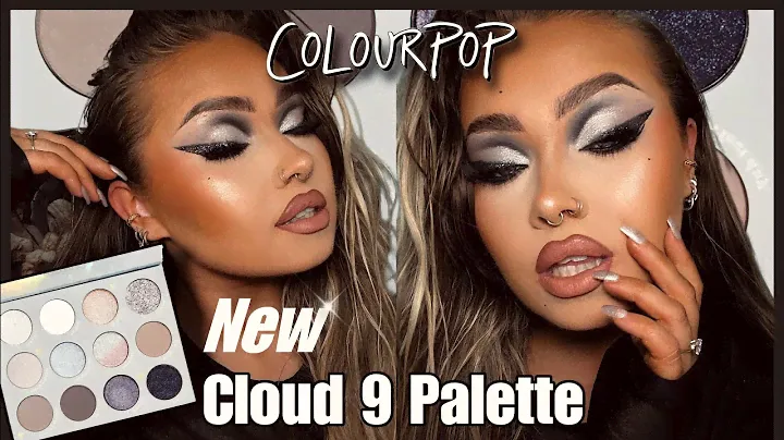 EYESHADOW TUTORIAL & Review | NEW! Colourpop Cloud 9 Palette ☁️🩶