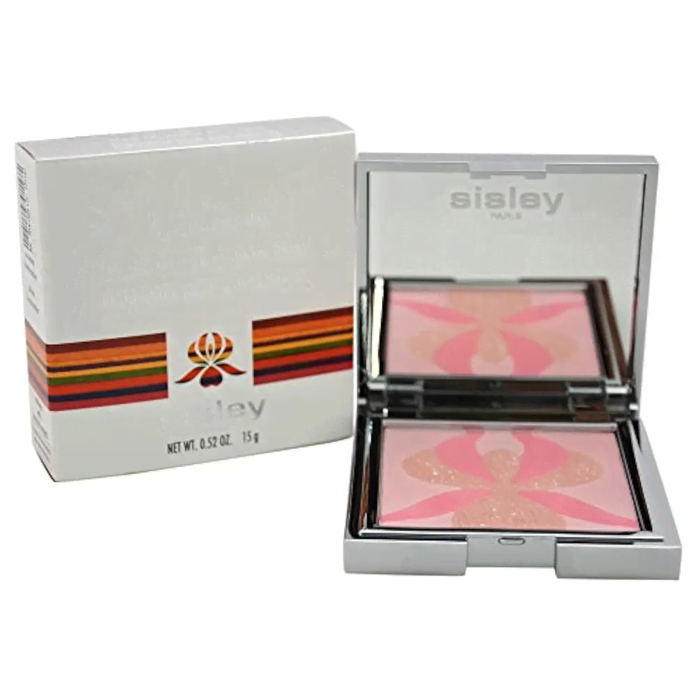 Пудры для лица Sisley Palette Orchidée rose unisex, Blush Highlighter mit weißer rose 15 g, 1er Pack (1 x 0.086 kg)