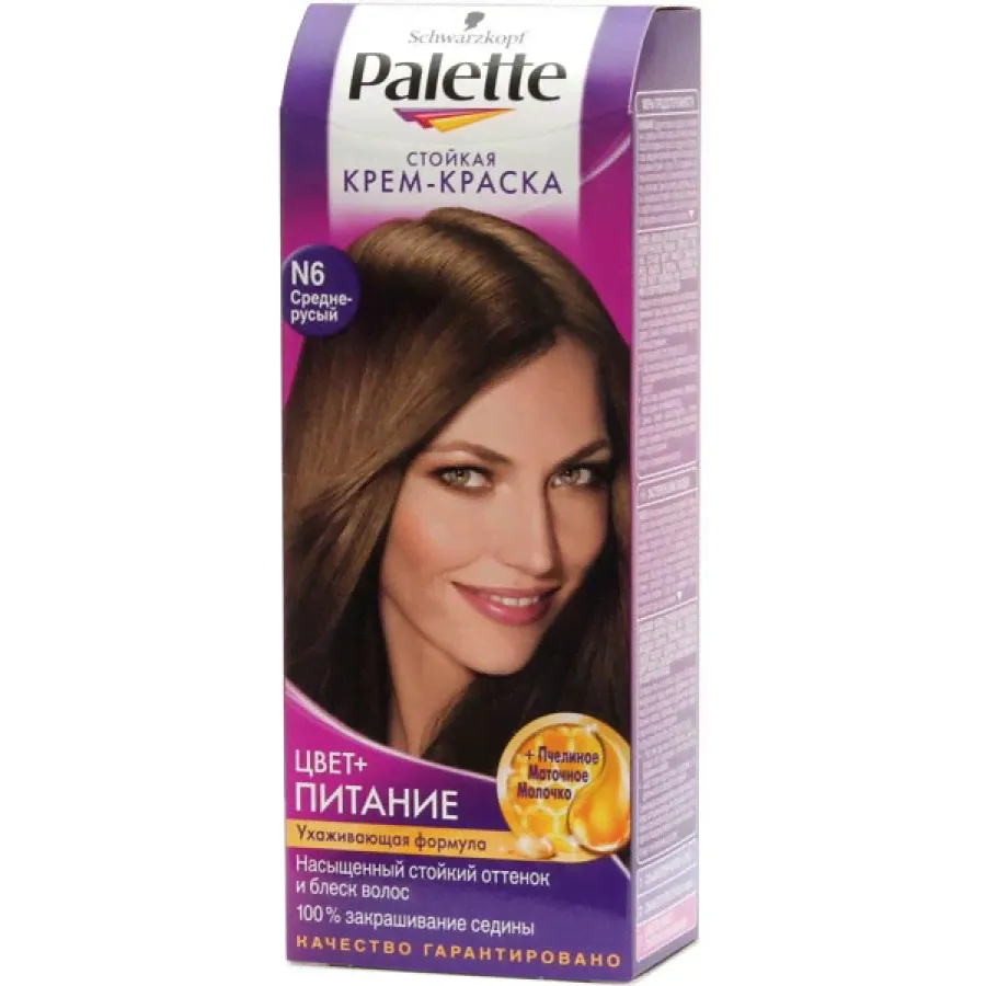 Краска для волос Palette 6 Средне-русый