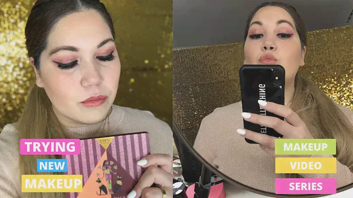 TRYING OUT THE EBIN NEW YORK DESERT ROSE - SECRET OF PHARAOH EYESHADOW PALETTE