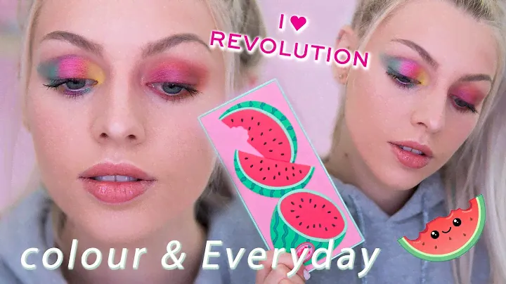 NEW TASTY Watermelon palette // 2 Eyeshadow looks