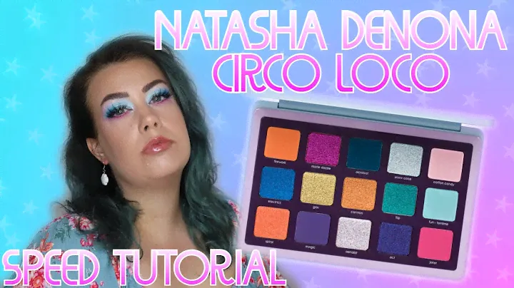 Speed tutorial with Natasha Denona Circo Loco palette