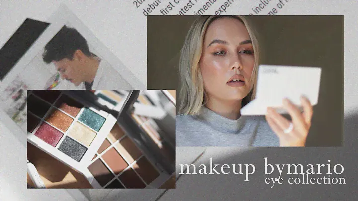 entire 'makeup by mario' eye collection + what I learned directly from Mario! | alexa blake
