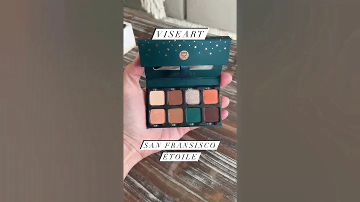 viseart san fransisco etoile vs london etoile 💕#eyeshadow #viseart #swatches