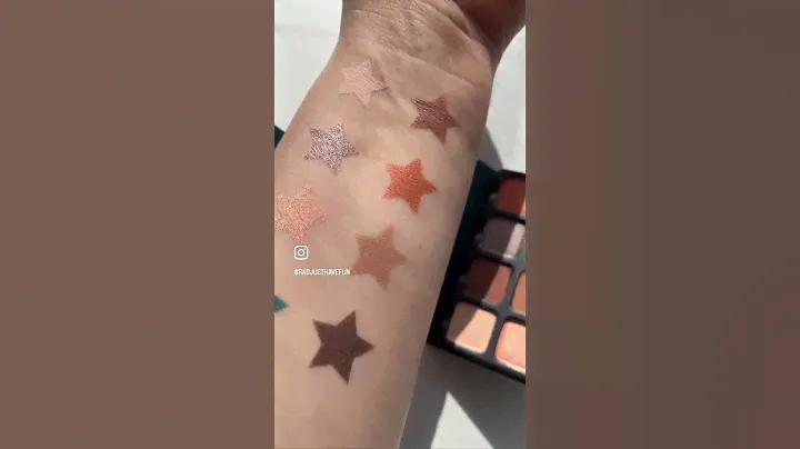 Viseart petit pro San Francisco Etoile eyeshadow swatches