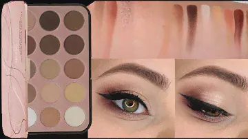 Макияж с палеткой от BH Cosmetics Glam Reflection rose. Обзор, свотчи.
