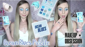 OCEAN BLUES PALETTE | MAKEUP OBSESSION 🐬🐚