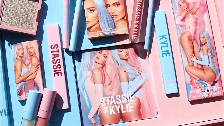 Swatches of NEW! Kylie Cosmetics STASSIE x KYLIE Collection 🎁 #swatches #kyliecosmetics #newmakeup