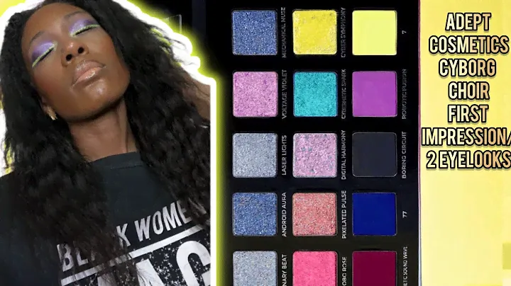 Adept Cosmetics Cyborg Choir Palette | Comparisons and 2 looks #makeuptutorial