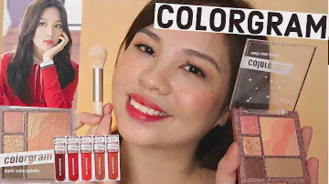 colorgram products review True Beauty Makeup/ Thunderbolt Tint/Multi Cube Palette/KBeauty Makeup