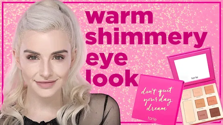 warm shimmery eye with don't quit your day dream palette