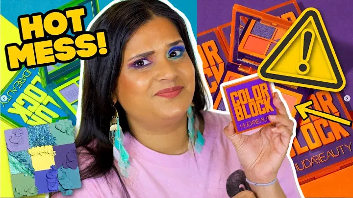 Huda Beauty Color Block Obsessions Eyeshadow Palette, Worse Than I Expected!! | Karen Harris Makeup