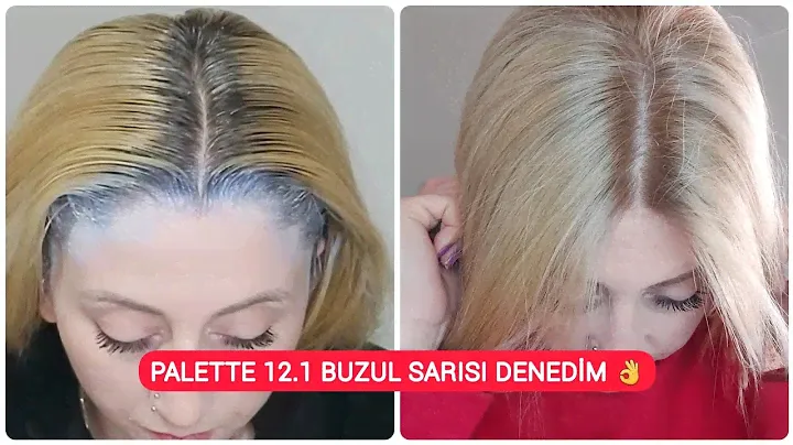 PALETTE 12.1 KÜLLÜ BUZUL SARISI ❌ İGORA 0.22 DENEDİM 🤩 SOHBETLİ SAÇ BOYAMA 👌
