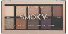 Lidschattenpalette - Profusion Cosmetics Smoky 10 Shade Multi-Finish Eyeshadow Palette 16 g