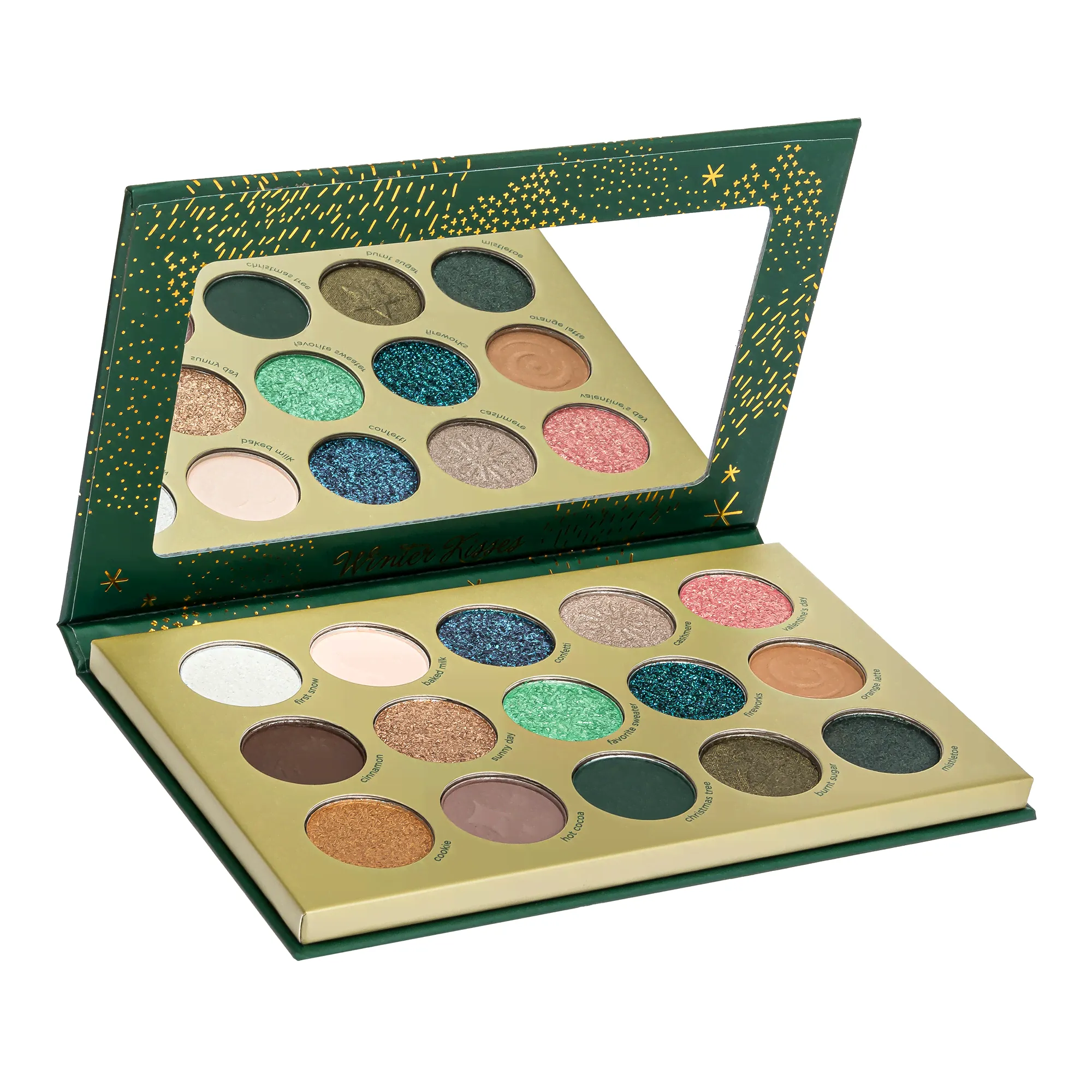 EYESHADOW PALETTE 15 COLOURS WINTER KISSES FOREST TALE