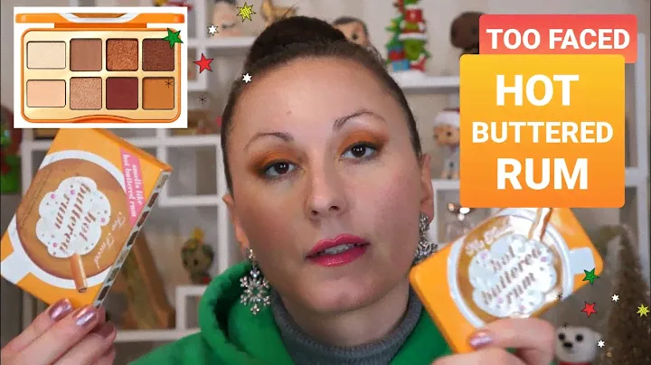 TOO FACED: HOT BUTTERED RUM EYESHADOW PALETTE (REVIEW & DEMO; VS SALTED CARAMEL PALETTE)