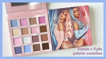 Kylie Cosmetics - Stassie x Kylie palette swatches