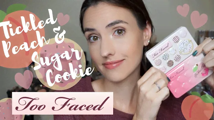 NEW Too Faced Limited Edition Mini Tickled Peach & Sugar Cookie Palettes | Swatches + Comparisons