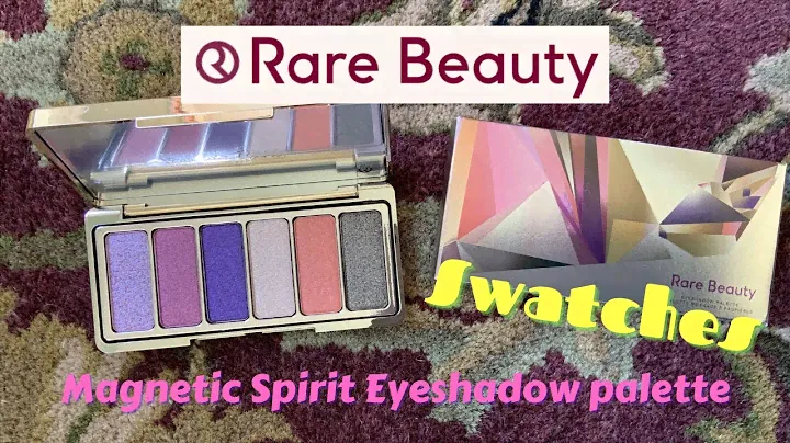 Rare beauty Magnetic Spirit eyeshadow palette swatches l Glammining.com