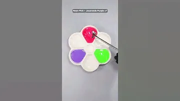 Making Attractive Color palette..ASMR Color blending🎨#satisfying #colorrecipes #colormixing
