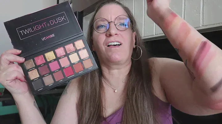 UCANBE TWILIGHT & DUSK 18 Shade Eyeshadow Palette Swatches and Review