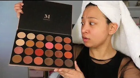 Morphe 24G Grand Glam Palette review swatches and try on