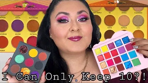 IF I COULD ONLY KEEP 10 EYESHADOW PALETTES!