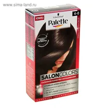 Краска для волос PALETTE Salon colors, тёмно-каштановый 4-0
