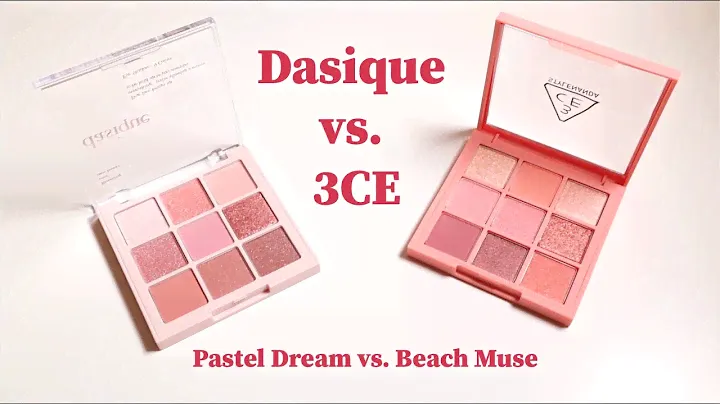 Dasique Pastel Dream vs. 3CE Beach Muse | Which pink palette is for you?