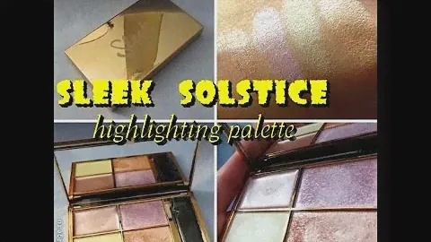 Палетка хайлайтеров Sleek SOLSTICE Highlighting palette | Обзор