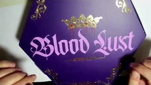 Jeffree Star Blood Lust Palette Swatches