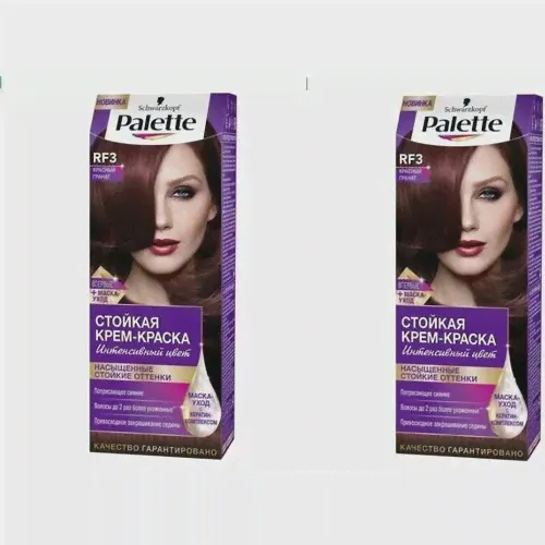 Краска для волос Palette (Палет) RF3 - Красный гранат х 2шт