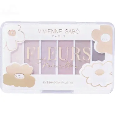Vivienne Sabo Палетка теней для век/Eyeshadow Palette/Palette d'ombres a paupieres "Fleurs naturelles" 01 купить по низкой цене в интернет магазине 10kids.ru-0